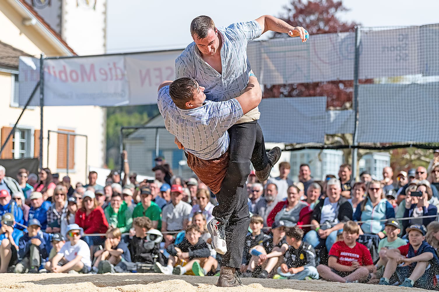 Damian Ott gegen Werner Schlegel am Toggenburger Verbandsfest Degersheim
