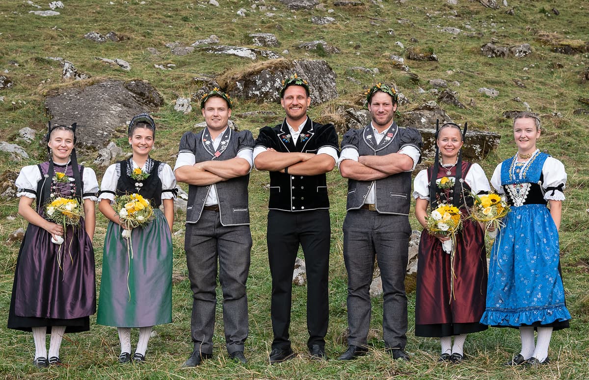 SWSV-Kranzgewinner Schwägalp 2026 Romain Collaud Lario Kramer Johann Borcard